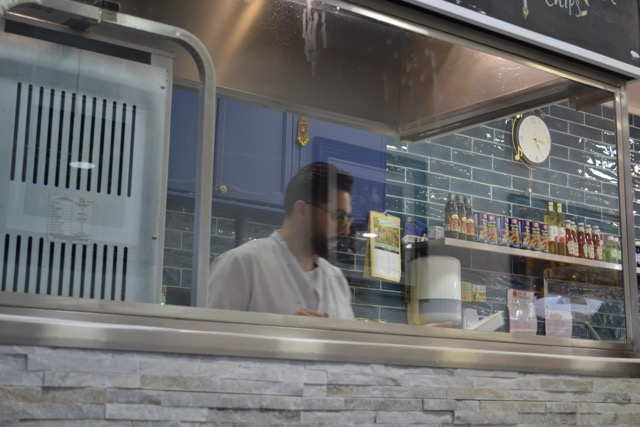 Behind the counter