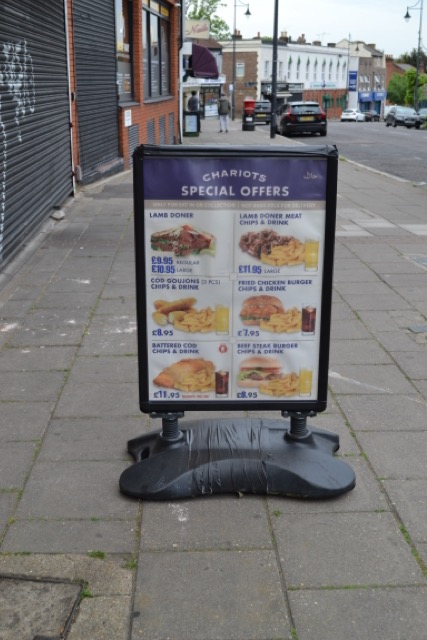 Special offers board
