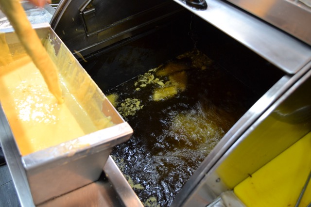 Fish in the fryer