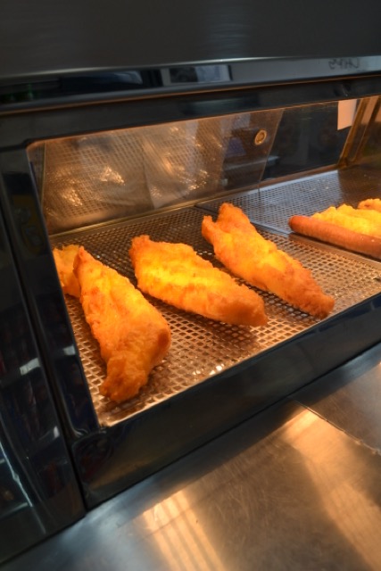Battered cod